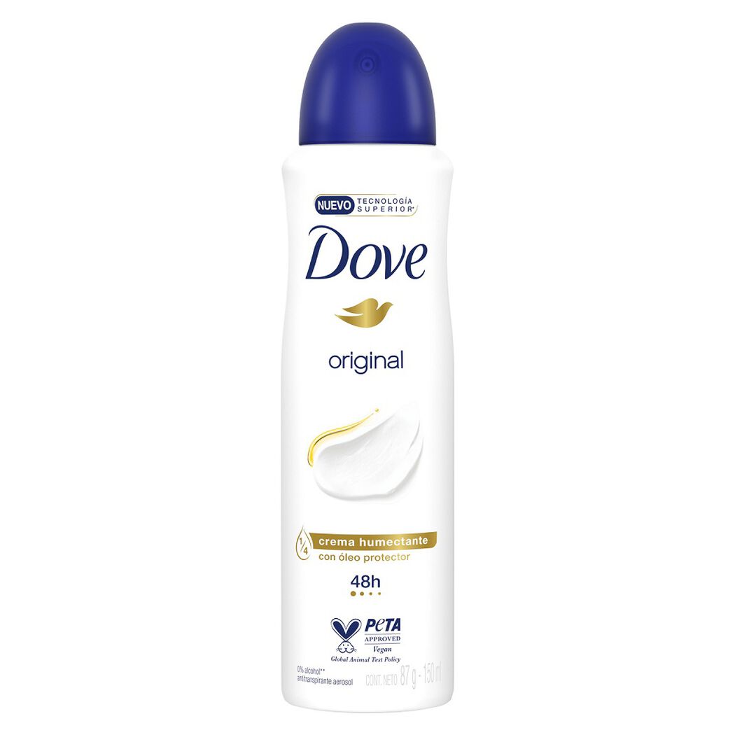 Desosdorante Dove Original Spray 150 mL, , large image number 0