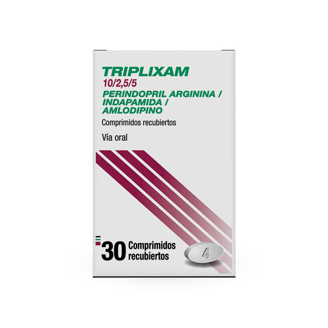 Triplixam 10/2,5/5 MG 30 Comprimidos Recubiertos, , large image number 0