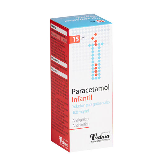Paracetamol 100 mg/mL x 15 mL Solución Oral Para Gotas, , large image number 0