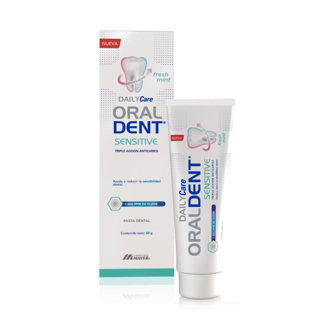 Pasta Dental Oraldent Sensitive 80 g, , large image number 0