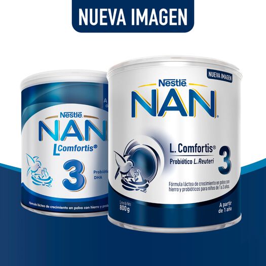 Fórmula Infantil Nan 3 L Comfortis 800 g, , large image number 1