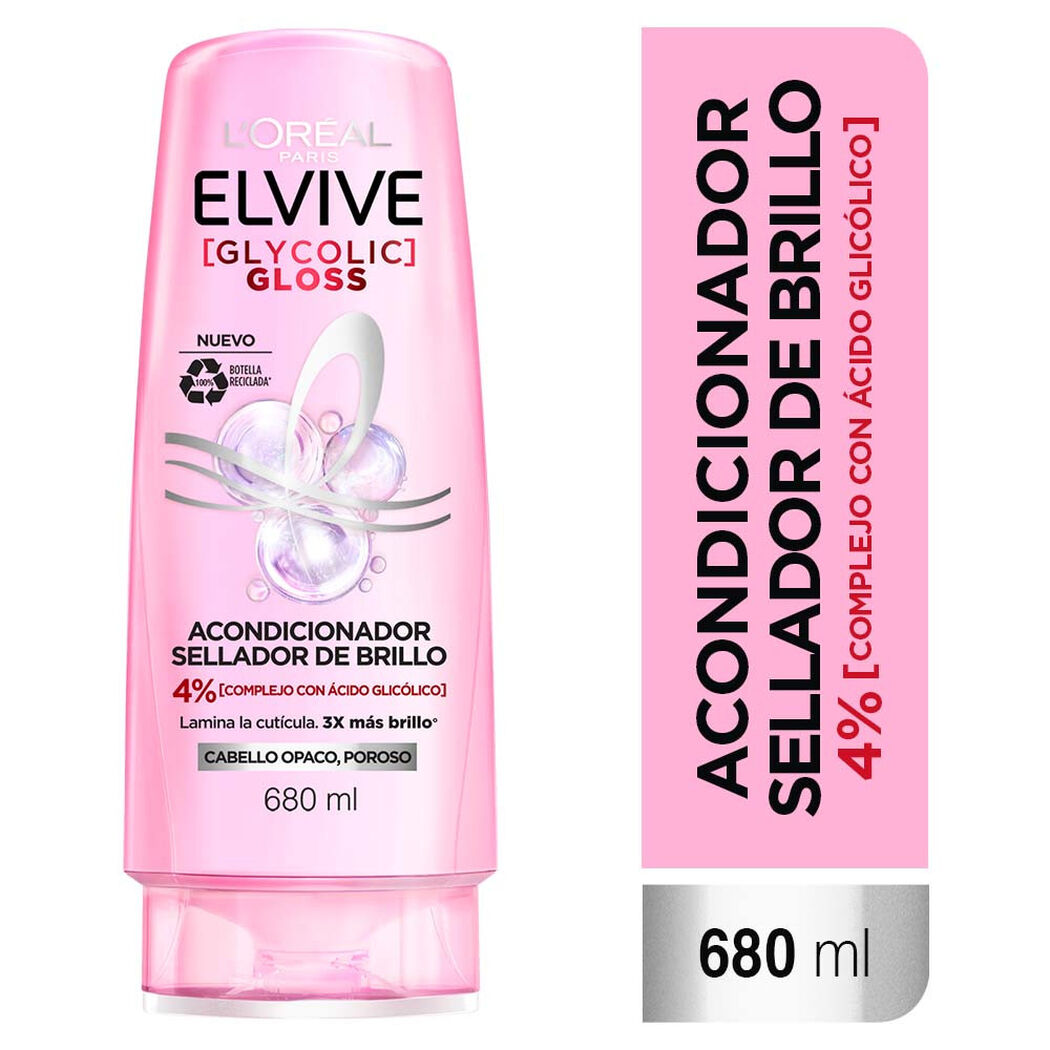 Acondicionador Elvive Glyco Gloss 680 mL, , large image number 0