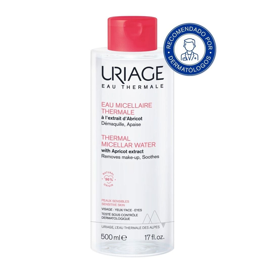 Agua Micelar Termal Pieles Sensibles Uriage 500ml, , large image number 0