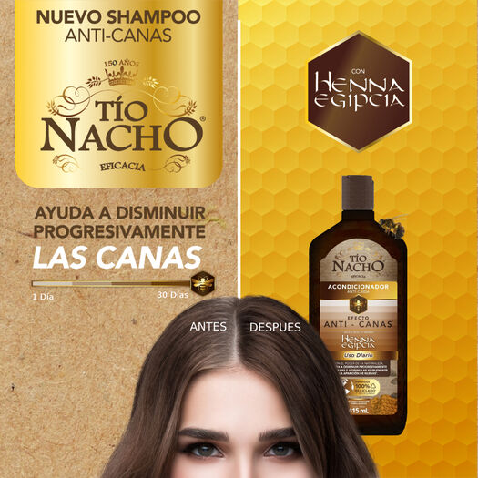 Tio Nacho Pack Shampoo Anti Canas 415Ml + Acondionador 415Ml, , large image number 4
