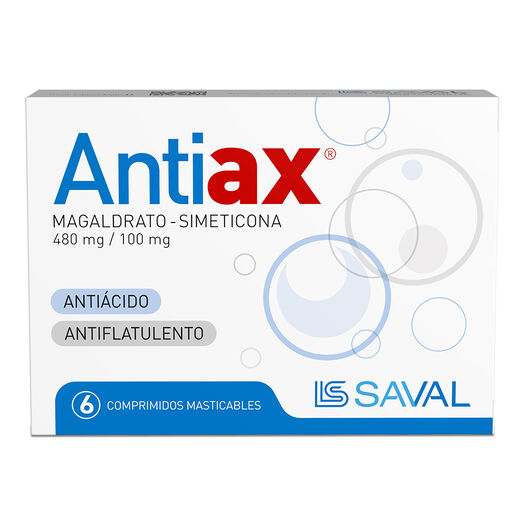 Antiax x 6 Comprimidos Masticables, , large image number 0
