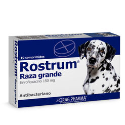 Vet. Rostrum 150 mg x 10 Comprimidos para Perros Raza Grande