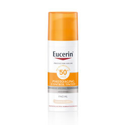 Eucerin Sun Photoaging Control Tinted Facial Tono Claro Protector Solar Fps50+ 50 Ml