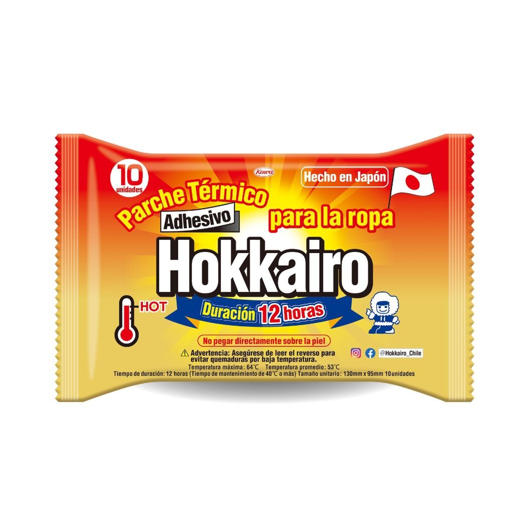 Hokkairo Parche Térmico Pack x10, , large image number 0