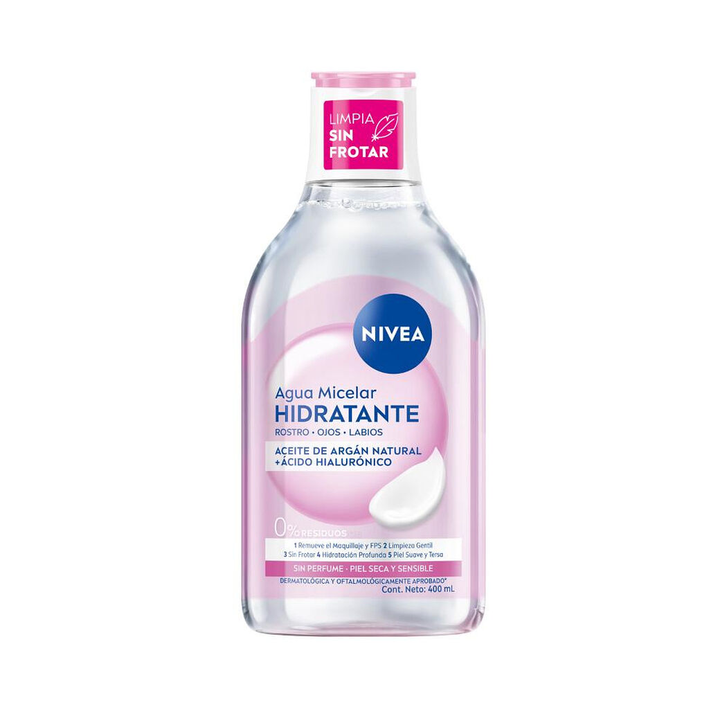Agua Micelar Nivea Facial Piel Seca 400 ml, , large image number 1
