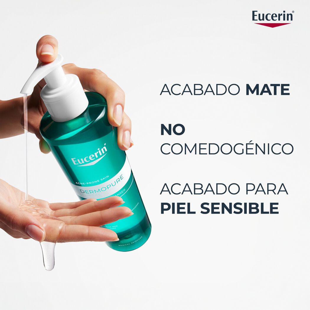 Gel Limpiador Purificante Eucerin Dermopure Clinical 200ml, , large image number 4