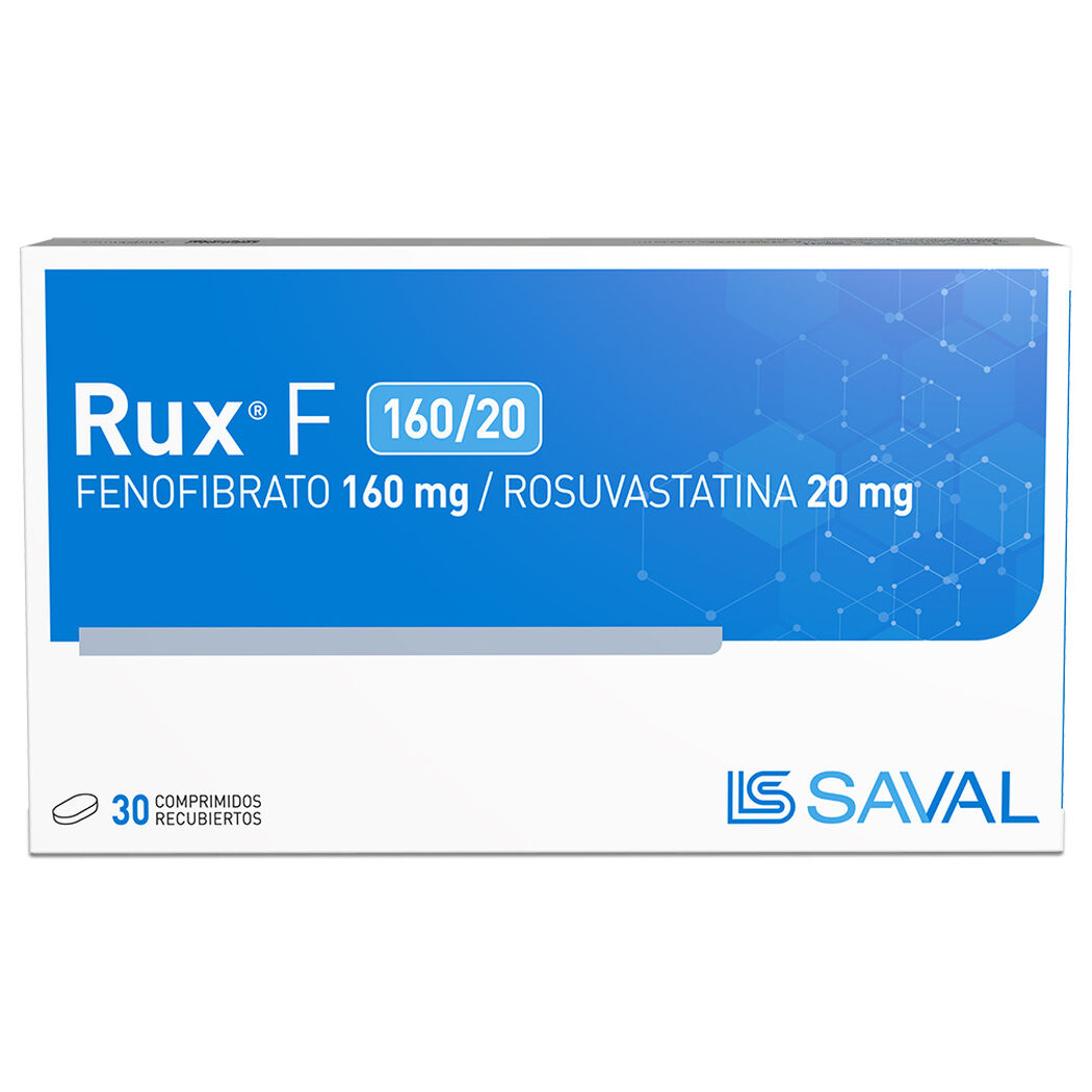 Rux F 160 mg / 20 mg 30 comprimidos, , large image number 0