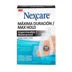 Parches Impermeables Nexcare Máxima Duración Tamaños Surtidos 12un