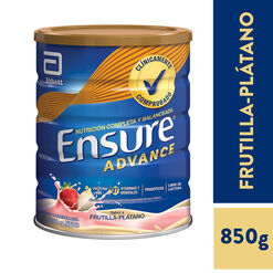 Ensure Advance Frutilla Platano 850 Grs