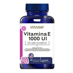 Vitaday Vitamina E 1000 Ui 60 Cápsulas Blandas