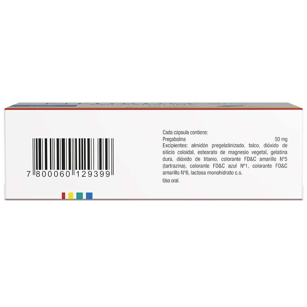 NEURUM Pregabalina 50 mg 30 cápsulas, , large image number 1