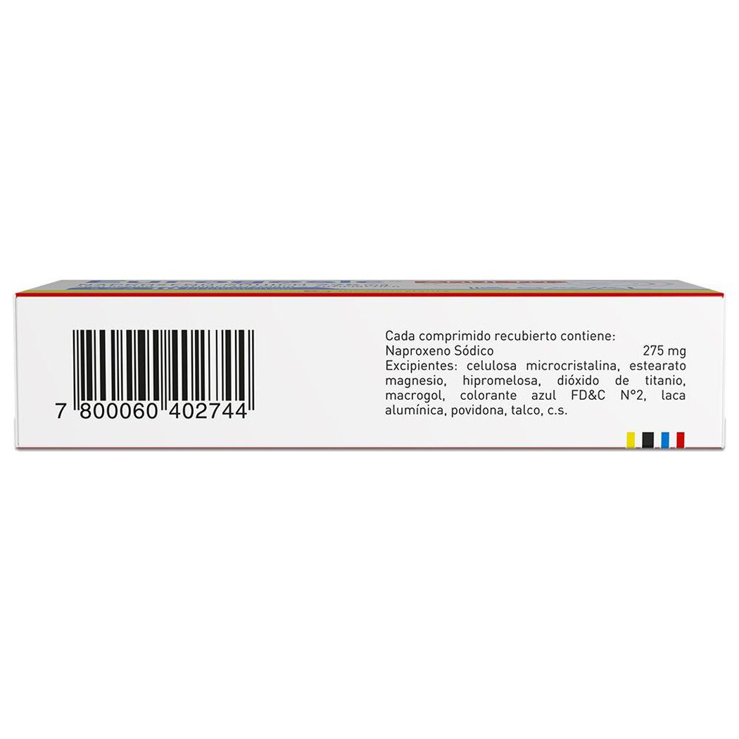 EUROGESIC Naproxeno Sódico 275 mg 10 comprimidos, , large image number 1