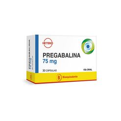 Pregabalina 75 mg x 30 Cápsulas SEVEN PHARMA CHILE SPA