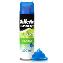 Gel Gillete de Afeitar Mach3 Sensitive 200 mL
