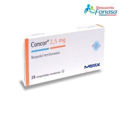 Concor 2.5 mg x 28 Comprimidos Recubiertos