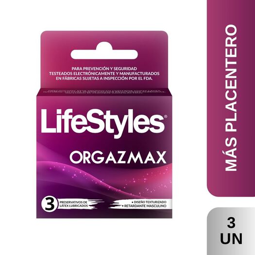 LIFESTYLES ORGAZMAX 3UN., , large image number 0