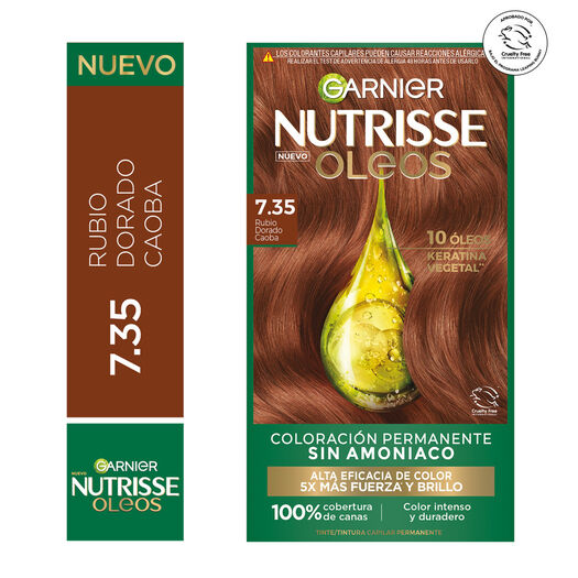 Tintura Nutrisse Oleos 7.35 Rubio Dorado Caoba 1 un, , large image number 0