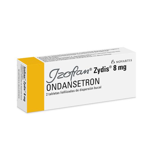 Izofran Zydis 8 mg x 2 Tabletas Liofilizadas de Dispersion Bucal, , large image number 0
