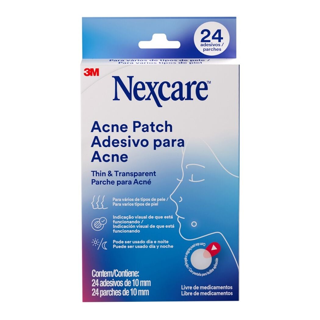 Parche Para Acn&eacute; Transparente Nexcare x 24 Unidades, , large image number 0