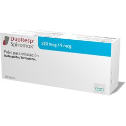 Duoresp Spiromax 320 mcg/9 mcg/Dosis x 60 Dosis Polvo para Inhalación