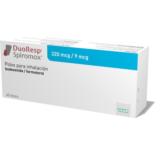 Duoresp Spiromax 320 mcg/9 mcg/Dosis x 60 Dosis Polvo para Inhalación, , large image number 0