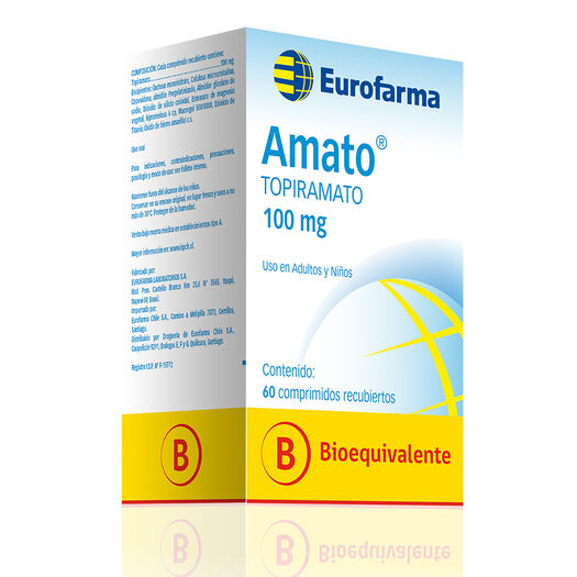 Amato 100 mg x 60 Comprimidos Recubiertos, , large image number 0