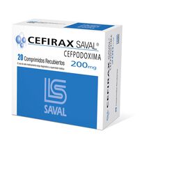 Cefirax 200 mg x 20 Comprimidos Recubiertos