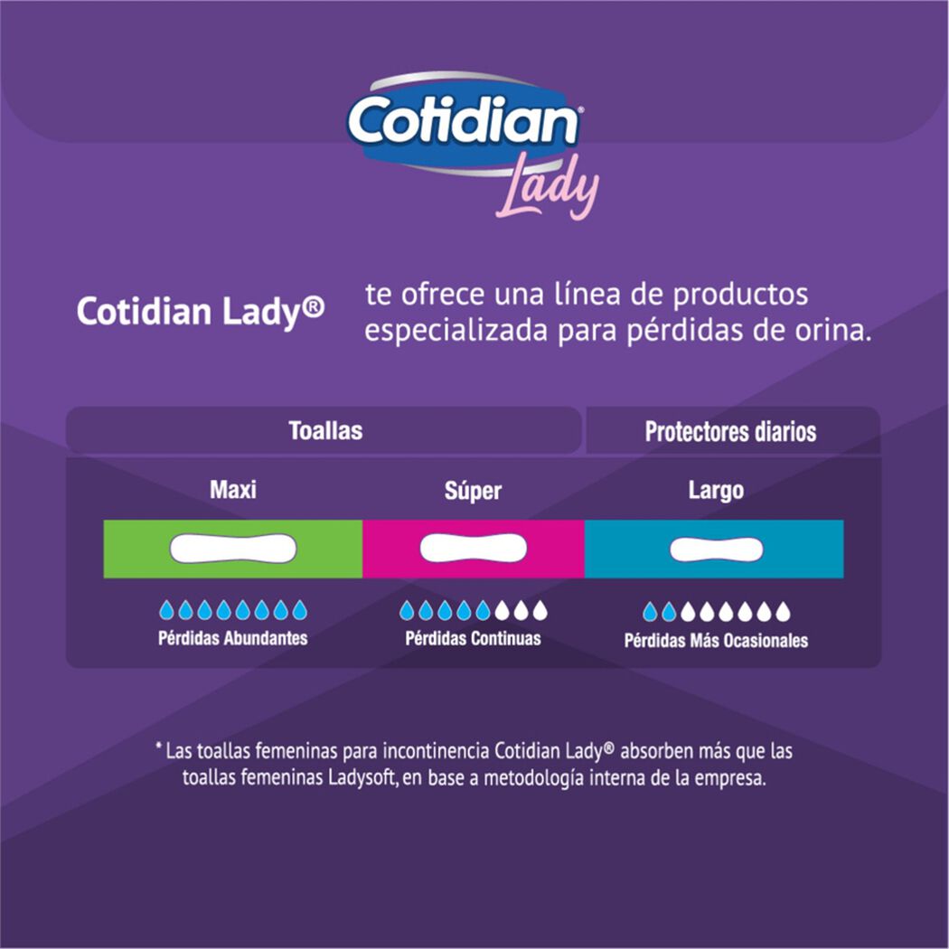 Toalla Super Cotidian Lady 28Un, , large image number 4