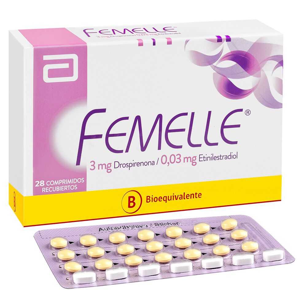 Femelle x 28 Comprimidos Recubiertos Farmacias Ahumada