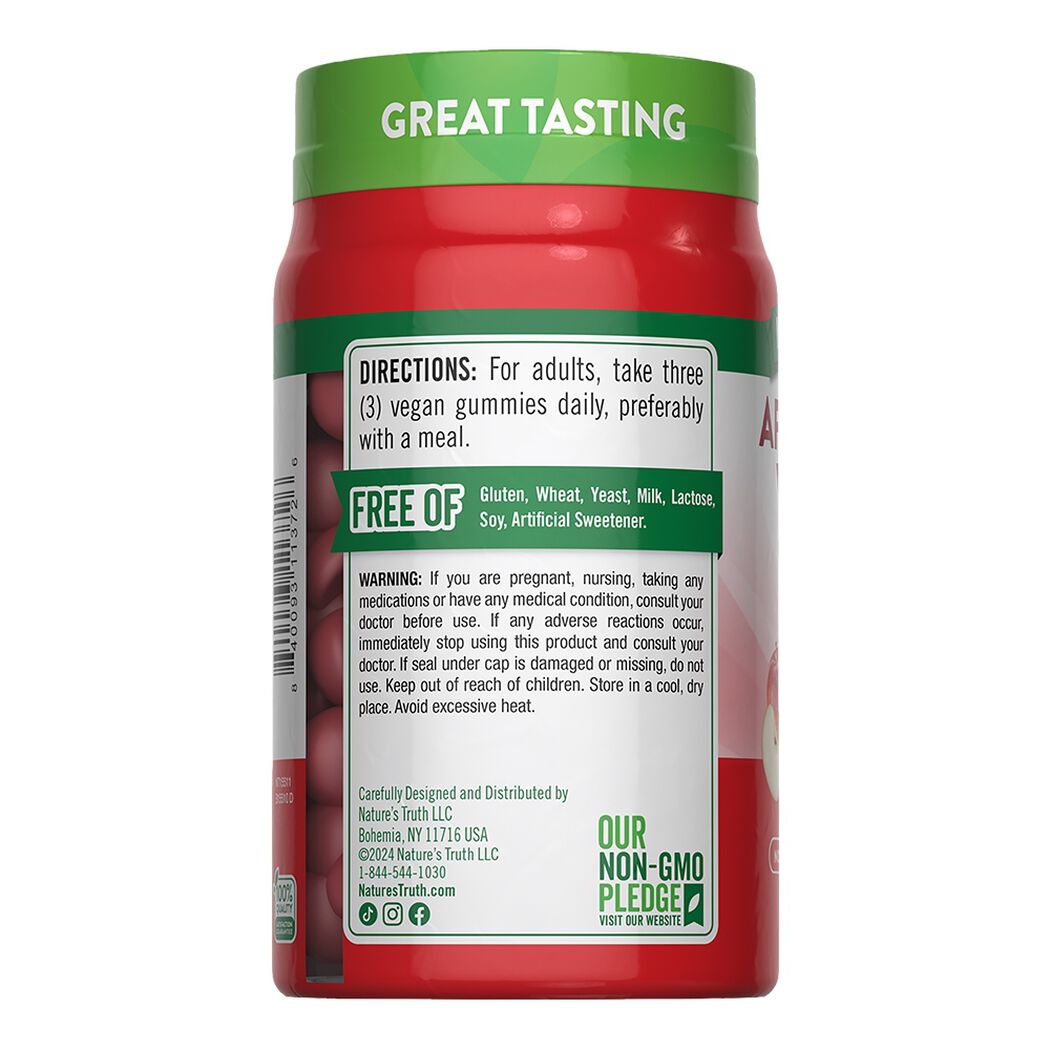Gomitas Vinagre de Manzana Nature's Truth 75 un, , large image number 2