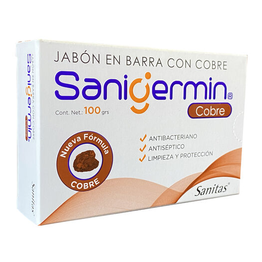 Sanigermin Cobre Jabon Pan 100 G., , large image number 0