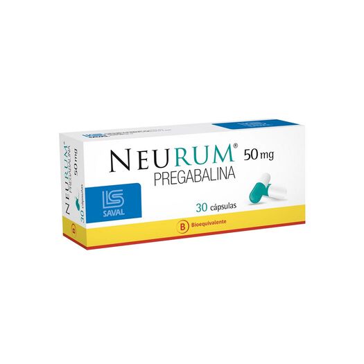 Neurum 50 mg x 30 Cápsulas, , large image number 0