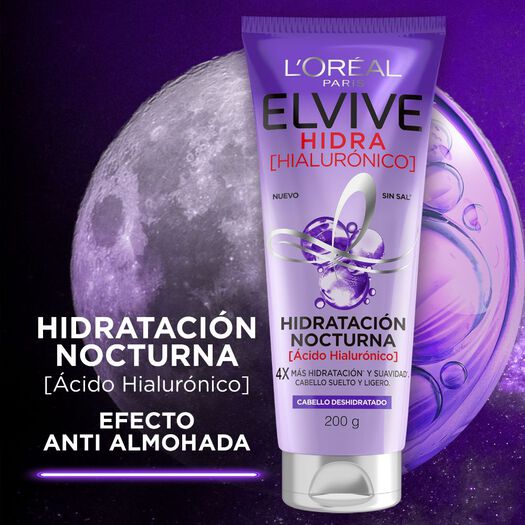 Crema Hidratación Elvive Nocturna 200Ml, , large image number 3