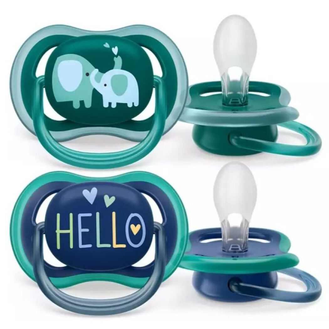 Chupetes Avent Ultra Air 18m+ Verde, , large image number 0