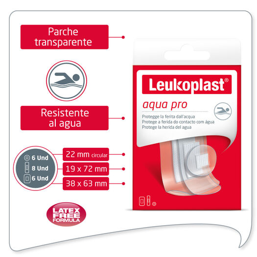Leukoplast Aqua Pro 20 Unid. Parche a Prueba de Agua. Surtido, , large image number 0