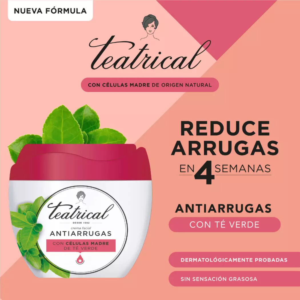 Teatrical Crema Facial Antiarrugas 200 G, , large image number 3