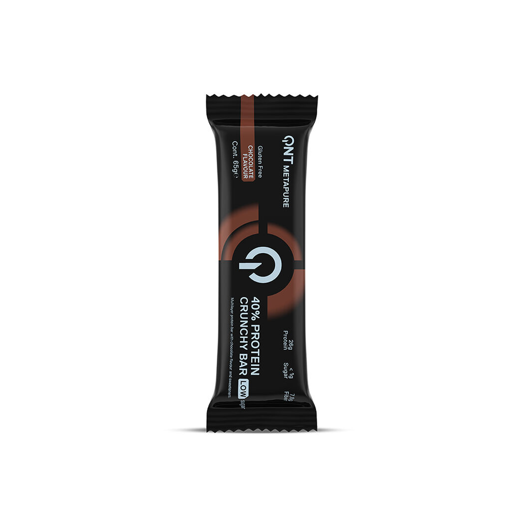 Protein Crunchy 40% Barra Chocolate 65 Gr, , large image number 0