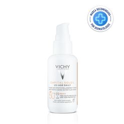 Protector Solar Rostro Capital Soleil UV Age Daily Con Color FPS 50+ 40 ml