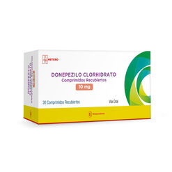 Donepezilo Clorhidrato 10 mg x 30 Comprimidos Recubiertos SEVEN PHARMA CHILE SPA