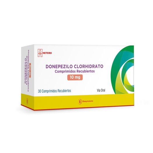 Donepezilo Clorhidrato 10 mg x 30 Comprimidos Recubiertos SEVEN PHARMA CHILE SPA, , large image number 0