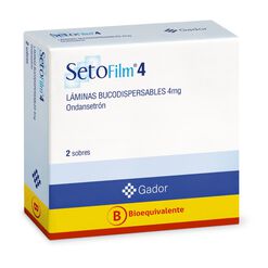 Setofilm 4 mg x 2 Laminas Bucodispersables