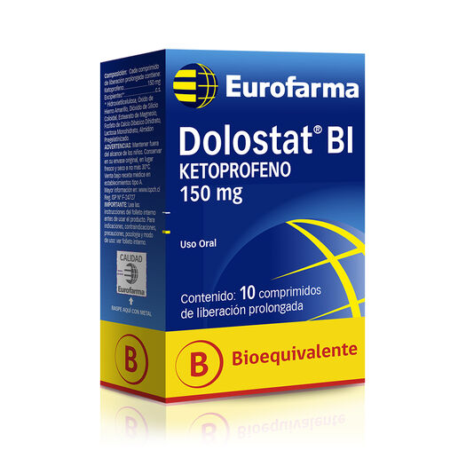 Dolostat BI 150 mg x 10 Comprimidos Liberación Prolongada, , large image number 0