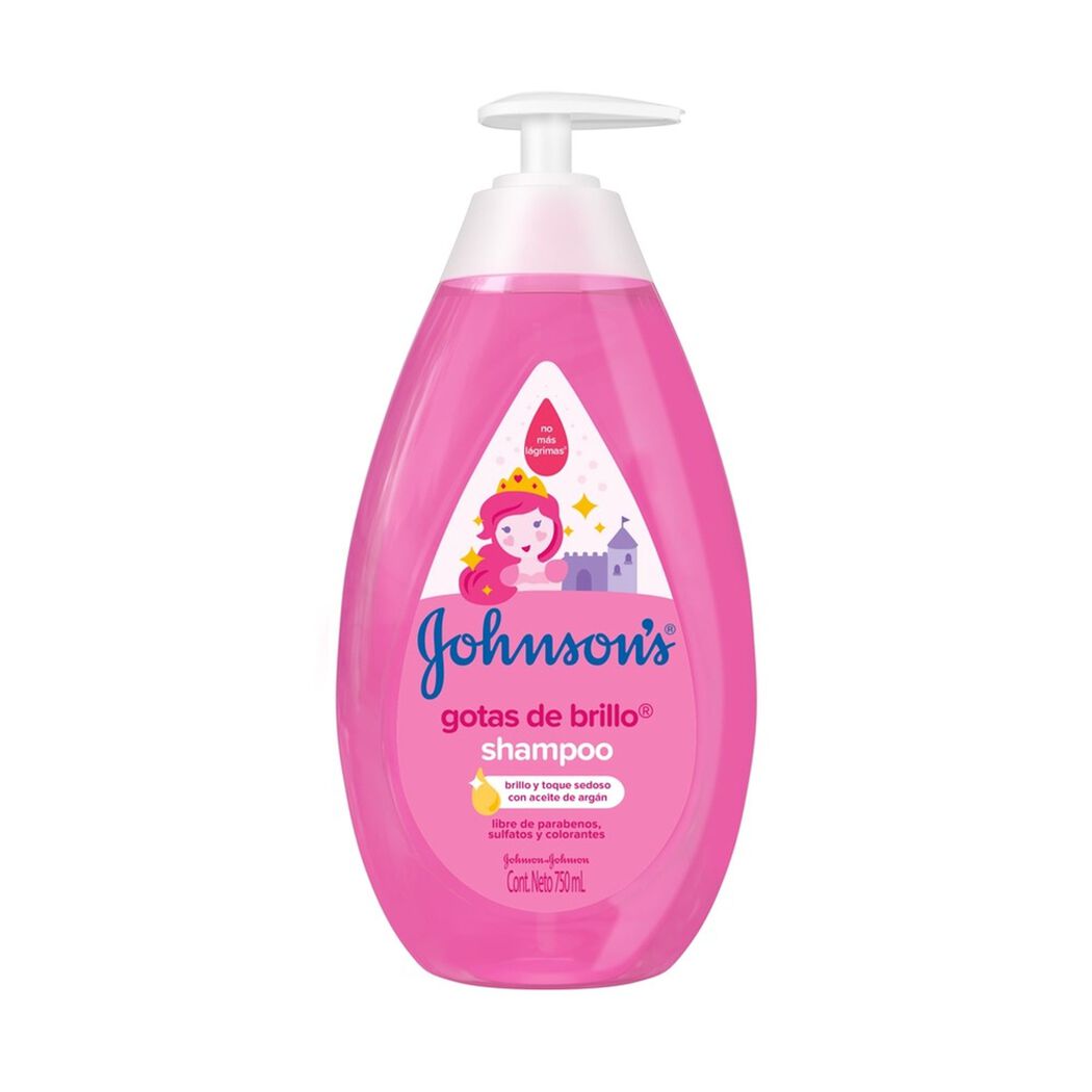 Shampoo Johnsons Baby Gotas de Brillo 750 mL, , large image number 1