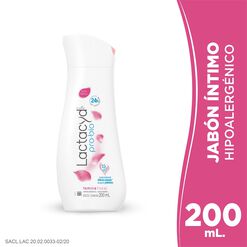 Jabón Intimo Lactacyd Hipoalergénico Pro Bio 200 mL