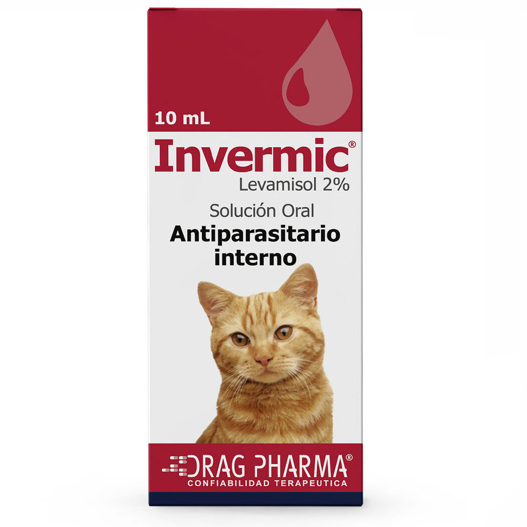 Vet. Invermic Gato 2 % x 10 ml Soluci&oacute;n Oral para Gotas, , large image number 0