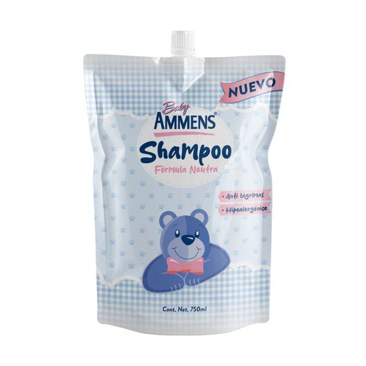 Shampoo Baby Ammens Doypack 750 Ml, , large image number 0